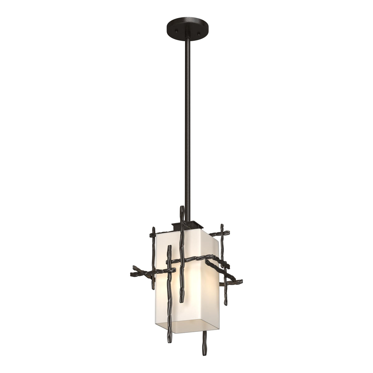 Hubbardton Forge 2023 Coastal Oil Rubbed Bronze Opal Glass (GG) Multi Tura Outdoor Pendant