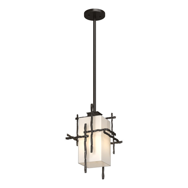Hubbardton Forge 2023 Coastal Oil Rubbed Bronze Opal Glass (GG) Multi Tura Outdoor Pendant