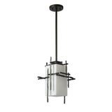 Hubbardton Forge 2023 Coastal Oil Rubbed Bronze Opal Glass (GG) Multi Tura Outdoor Pendant