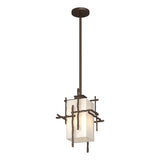 Hubbardton Forge 2023 Coastal Bronze Opal Glass (GG) Multi Tura Outdoor Pendant