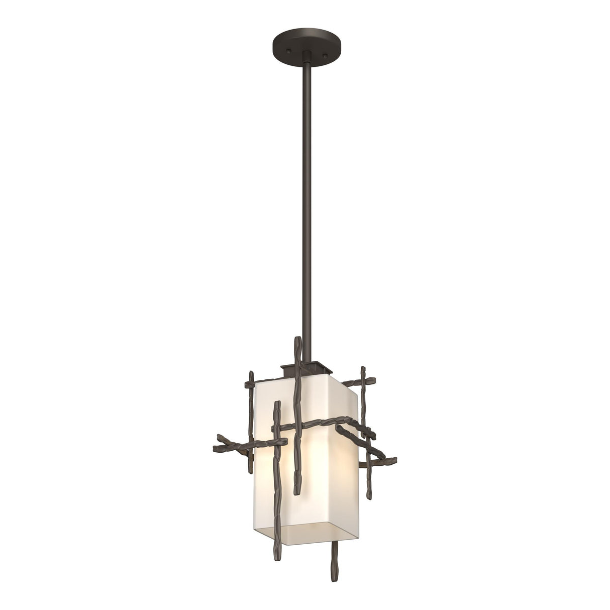 Hubbardton Forge 2023 Coastal Dark Smoke Opal Glass (GG) Multi Tura Outdoor Pendant
