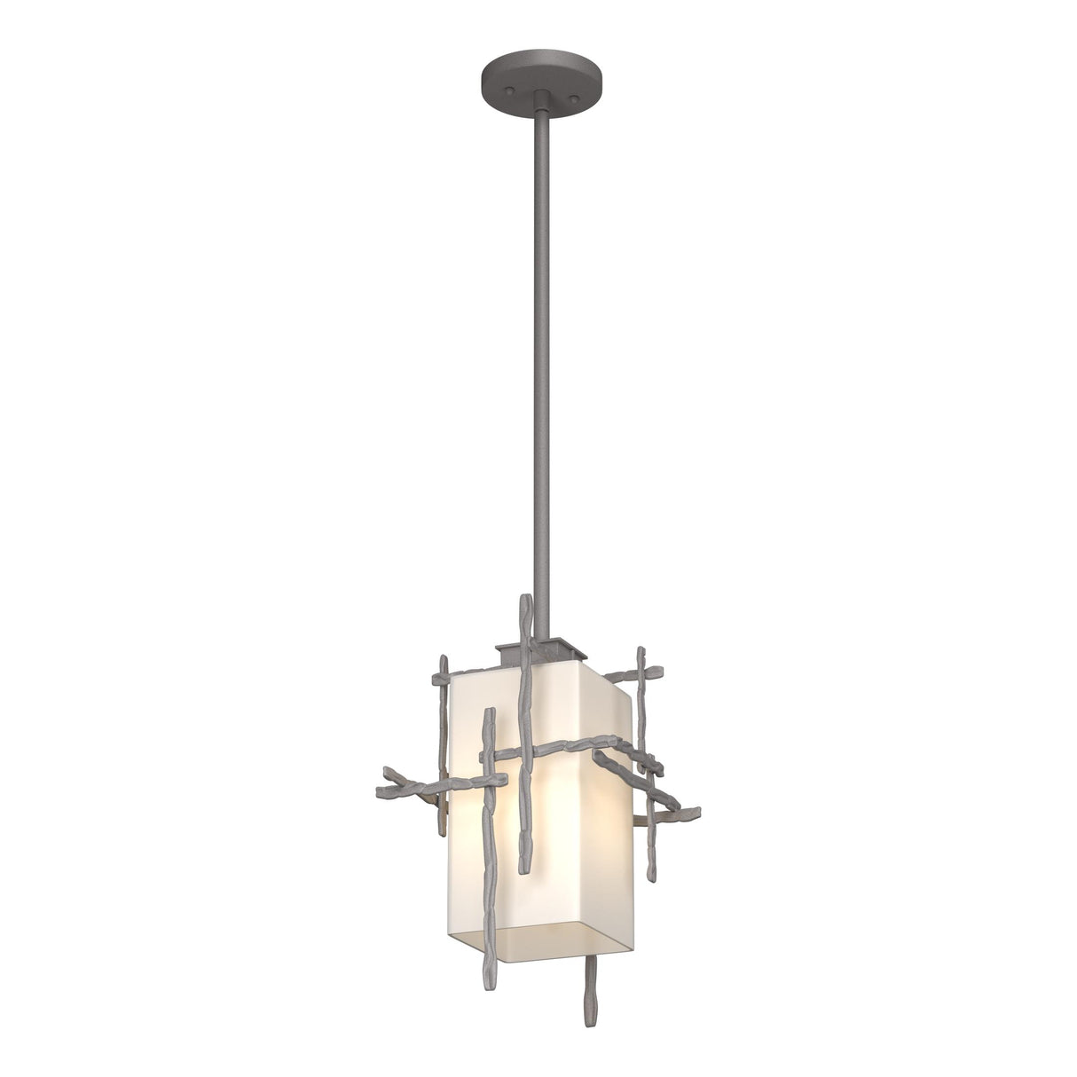 Hubbardton Forge 2023 Coastal Burnished Steel Opal Glass (GG) Multi Tura Outdoor Pendant