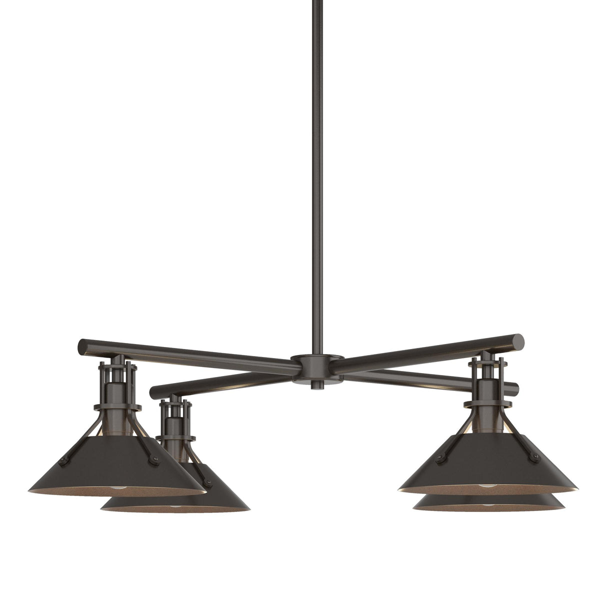 Hubbardton Forge 2021 Coastal Oil Rubbed Bronze Multi Henry Outdoor 4-Light Pendant