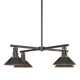 Hubbardton Forge 2021 Coastal Oil Rubbed Bronze Multi Henry Outdoor 4-Light Pendant