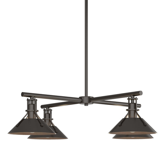 Hubbardton Forge 2021 Coastal Oil Rubbed Bronze Multi Henry Outdoor 4-Light Pendant