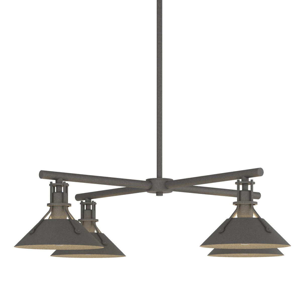 Hubbardton Forge 2021 Coastal Natural Iron Multi Henry Outdoor 4-Light Pendant