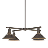 Hubbardton Forge 2021 Coastal Dark Smoke Multi Henry Outdoor 4-Light Pendant