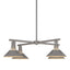 Hubbardton Forge 2021 Coastal Burnished Steel Multi Henry Outdoor 4-Light Pendant
