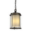 Hubbardton Forge 2010 Coastal Oil Rubbed Bronze Seeded Glass with Opal Diffuser (ZS) Meridian Outdoor Ceiling Fixture