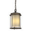 Hubbardton Forge 2010 Coastal Dark Smoke Seeded Glass with Opal Diffuser (ZS) Meridian Outdoor Ceiling Fixture