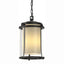 Hubbardton Forge 2010 Coastal Black Seeded Glass with Opal Diffuser (ZS) Meridian Large Outdoor Ceiling Fixture