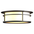 Hubbardton Forge 2016 Coastal Oil Rubbed Bronze Opal Glass (GG) Province Outdoor Flush Mount