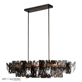 Hubbardton Forge 2023 Dark Smoke Multi Brutus Pendant