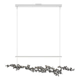 Hubbardton Forge 2023 Coastal White Natural Iron Standard Coral LED Pendant