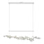 Hubbardton Forge 2023 Coastal White Vintage Platinum Standard Coral LED Pendant