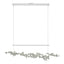 Hubbardton Forge 2023 Coastal White Sterling Standard Coral LED Pendant
