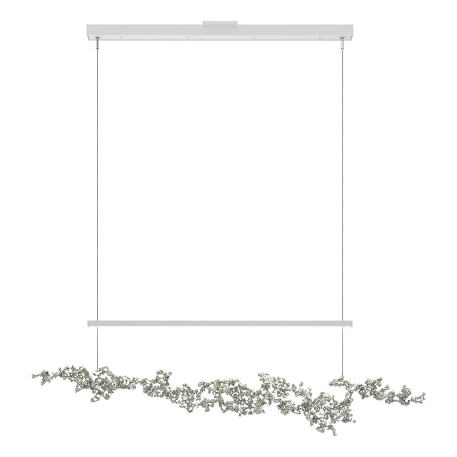 Hubbardton Forge 2023 Coastal White Sterling Standard Coral LED Pendant