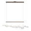 Hubbardton Forge 2023 Bronze Coastal White Standard Coral LED Pendant