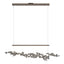 Hubbardton Forge 2023 Bronze Dark Smoke Standard Coral LED Pendant