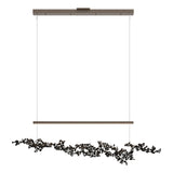 Hubbardton Forge 2023 Bronze Black Standard Coral LED Pendant