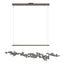 Hubbardton Forge 2023 Bronze Natural Iron Standard Coral LED Pendant