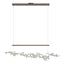 Hubbardton Forge 2023 Bronze Vintage Platinum Standard Coral LED Pendant