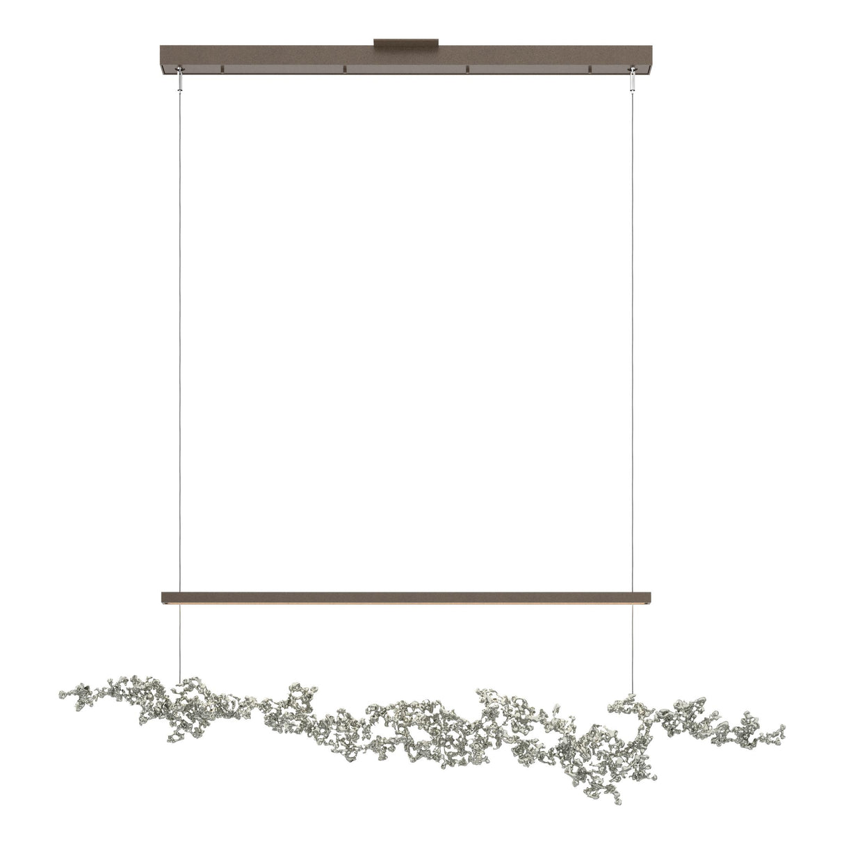 Hubbardton Forge 2023 Bronze Sterling Standard Coral LED Pendant