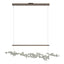 Hubbardton Forge 2023 Bronze Sterling Standard Coral LED Pendant
