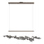 Hubbardton Forge 2023 Bronze Ink Standard Coral LED Pendant