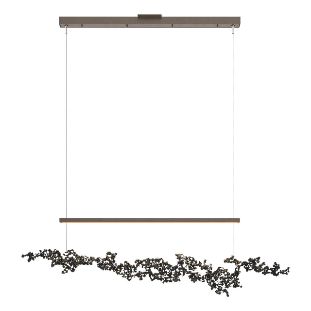 Hubbardton Forge 2023 Bronze Ink Standard Coral LED Pendant