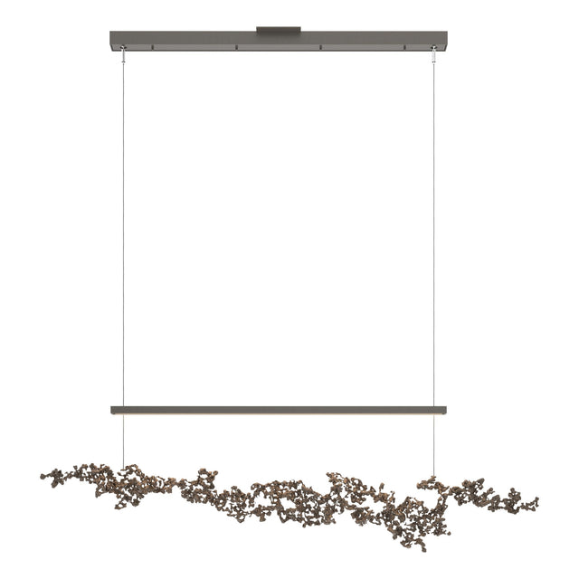 Hubbardton Forge 2023 Dark Smoke Bronze Standard Coral LED Pendant