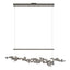 Hubbardton Forge 2023 Dark Smoke Dark Smoke Standard Coral LED Pendant