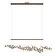 Hubbardton Forge 2023 Dark Smoke Soft Gold Standard Coral LED Pendant