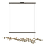 Hubbardton Forge 2023 Dark Smoke Soft Gold Standard Coral LED Pendant