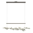 Hubbardton Forge 2023 Dark Smoke Sterling Standard Coral LED Pendant