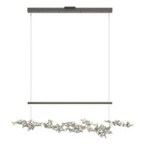 Hubbardton Forge 2023 Dark Smoke Sterling Standard Coral LED Pendant