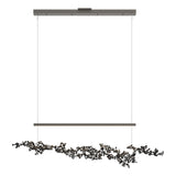 Hubbardton Forge 2023 Dark Smoke Ink Standard Coral LED Pendant