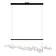 Hubbardton Forge 2023 Black Coastal White Standard Coral LED Pendant