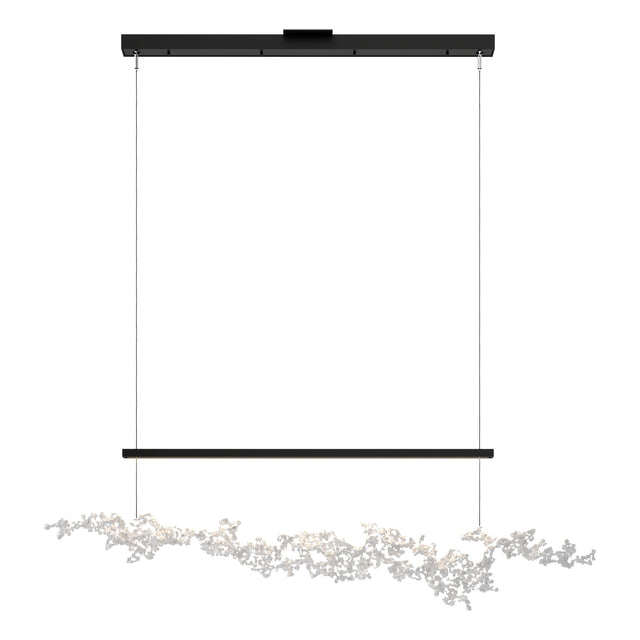 Hubbardton Forge 2023 Black Coastal White Standard Coral LED Pendant