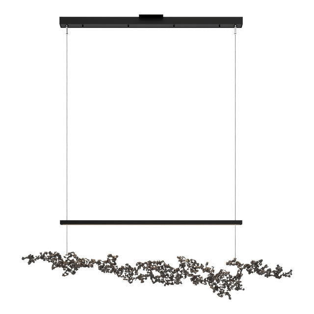 Hubbardton Forge 2023 Black Oil Rubbed Bronze Standard Coral LED Pendant