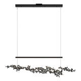 Hubbardton Forge 2023 Black Ink Standard Coral LED Pendant