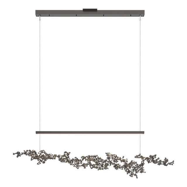 Hubbardton Forge 2023 Oil Rubbed Bronze Dark Smoke Standard Coral LED Pendant