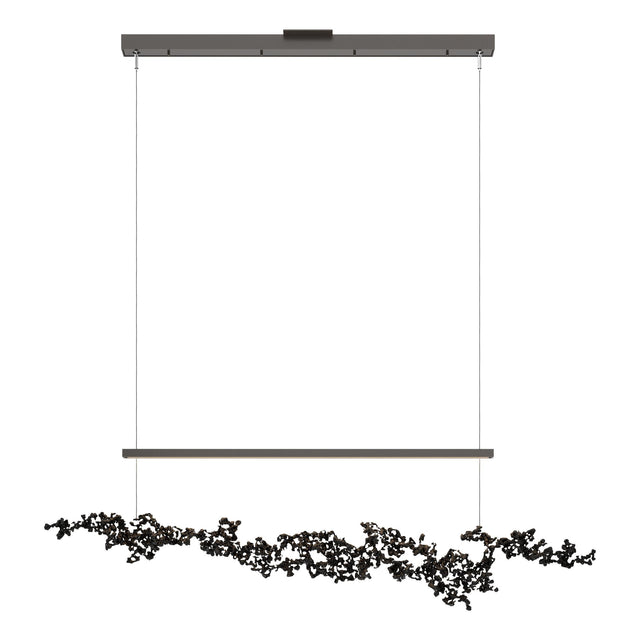 Hubbardton Forge 2023 Oil Rubbed Bronze Black Standard Coral LED Pendant