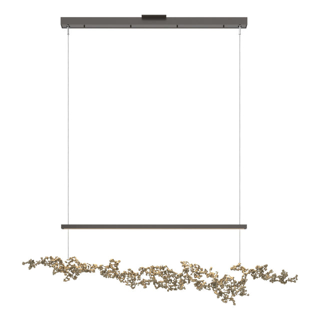 Hubbardton Forge 2023 Oil Rubbed Bronze Soft Gold Standard Coral LED Pendant