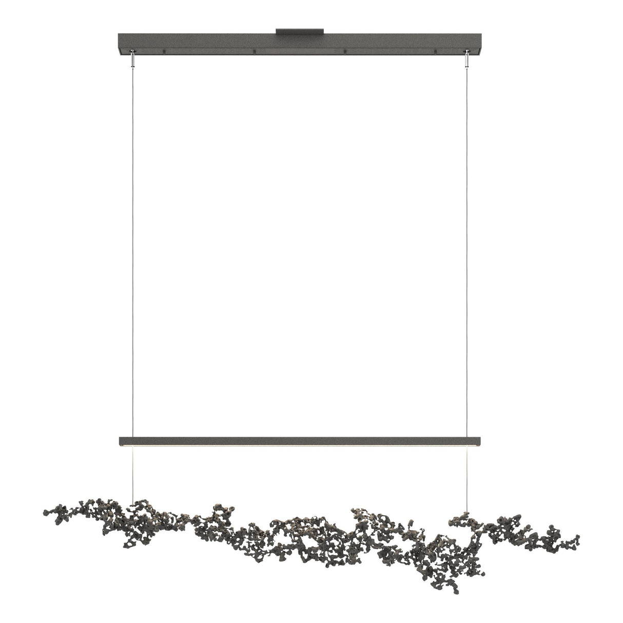 Hubbardton Forge 2023 Natural Iron Natural Iron Standard Coral LED Pendant