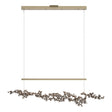Hubbardton Forge 2023 Soft Gold Bronze Standard Coral LED Pendant
