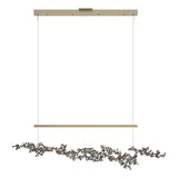 Hubbardton Forge 2023 Soft Gold Dark Smoke Standard Coral LED Pendant