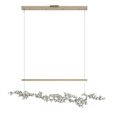 Hubbardton Forge 2023 Soft Gold Sterling Standard Coral LED Pendant