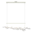 Hubbardton Forge 2023 Sterling Coastal White Standard Coral LED Pendant