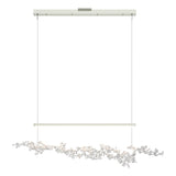 Hubbardton Forge 2023 Sterling Coastal White Standard Coral LED Pendant